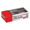 Box of Aguila .380 ACP 95gr FMJ 50 Rounds