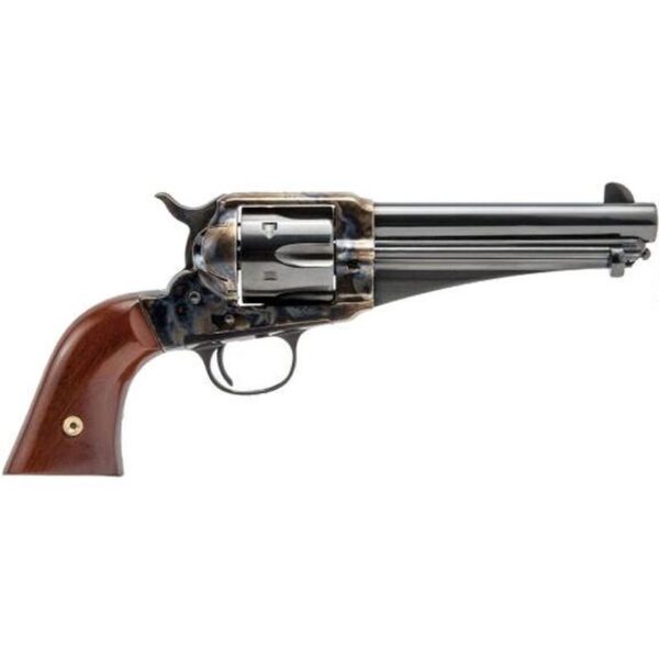 Cimarron 1875 Outlaw Single Action Revolver .45 Long Colt 5.5" Barrel 6 Rounds One Piece Walnut Grips Case Hardened Frame Blued CA166