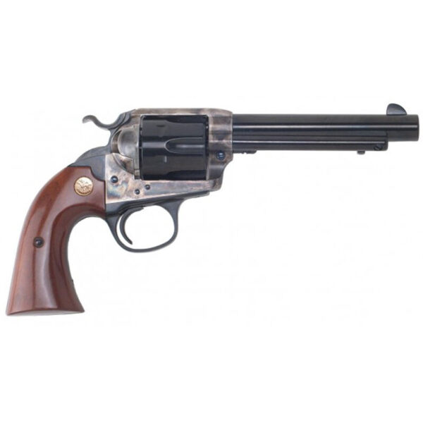 Cimarron Bisley Model Revolver 45 LC 5.5" Barrel 6 Rounds Color Case Hardened Frame Walnut Grip Blued