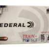 Federal Premium 9mm Luger 115 grain Jacketed Hollow Point (JHP) Brass Casing Centerfire Pistol Ammunition 500 RDS
