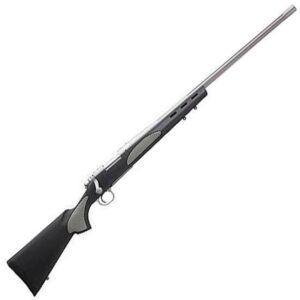 Remington Model 700 Varmint SF Bolt Action Rifle .308 Win 26" Barrel 4 Rounds Black Synthetic Stock Overmolded Grip Panels Polished Stainless Finish 84345