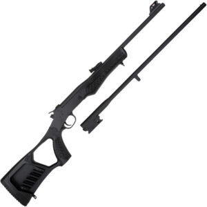 Rossi Matched Pair Youth .22 WMR/.410 Bore Single Shot Rifle/Shotgun Combo 18.5" Barrel Synthetic Stock Black