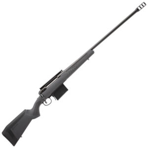 Savage 110 Long Range Hunter Bolt Action Rifle .338 Lapua Magnum 26" Heavy Barrel 5 Rounds DBM Synthetic AccuStock AccuFit System Matte Black/Matte Gray Finish