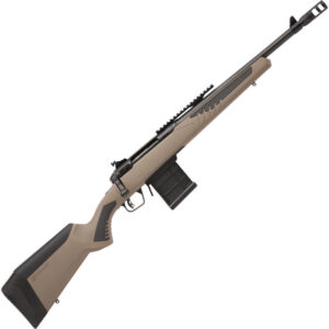 Savage 110 Scout Bolt Action Rifle .223 Rem 16.5" Barrel 10 Rounds Synthetic Adjustable AccuFit AccuStock FDE/Black Finish