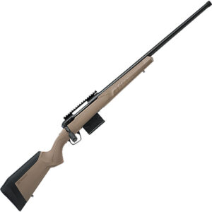 Savage 110 Tactical Desert 6.5 PRC Bolt Action Rifle 24" Heavy Threaded Barrel 8 Rounds FDE Synthetic Adjustable AccuFit AccuStock Black Finish