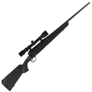 Savage Axis XP Compact Bolt Action Rifle .243 Winchester 20" Barrel 4 Rounds Detachable Box Magazine Weaver 3-9x40 Riflescope Synthetic Stock Matte Black Finish