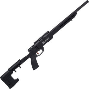 Savage B22 Magnum Precision .22 WMR Bolt Action Rimfire Rifle 18" Heavy Threaded Barrel 10 Rounds with Picatinny Rail Aluminum MDT Chassis Black Finish