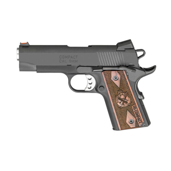 Springfield Armory 1911 Range Officer Compact 9mm Luger Semi Auto Pistol 4" 8 Round Parkerized Black