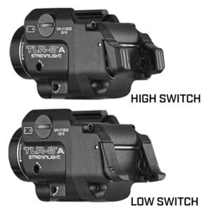 Streamlight TLR-8A Gun Light with Red Laser and Rear Switch