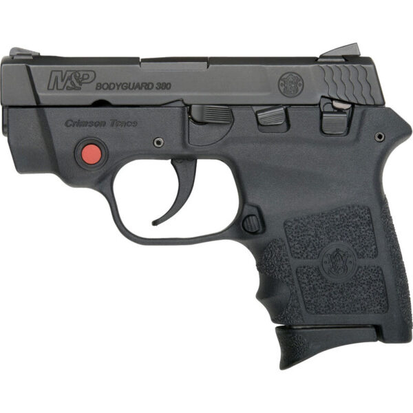 S&W M&P Bodyguard 380 Crimson Trace Semi Auto Pistol 2.75" Barrel 6 Rounds with Laser and Safety Black