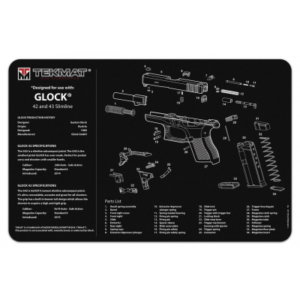 TekMat Handgun Cleaning Mat for Glock 42/43 Pistols