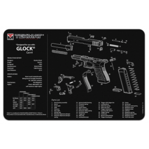 TekMat Handgun Cleaning Mat for Glock Gen 4 Pistols