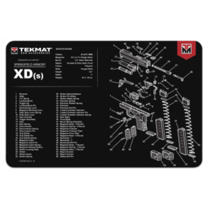 TekMat Handgun Cleaning Mat Springfield XD-S