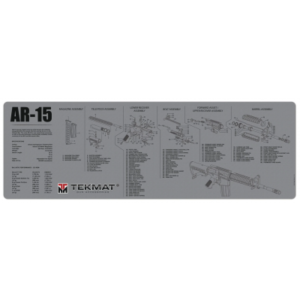 TekMat Long Gun Cleaning Mat AR-15 (Gray)