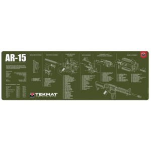 TekMat Long Gun Cleaning Mat AR-15 (ODG)