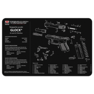 TekMat Ultra Premium Handgun Cleaning Mat for Glock 42/43