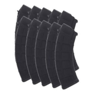 10 PACK Magpul PMAG AK-47/AKM MOE 7.62x39 30-Round Magazines in a row