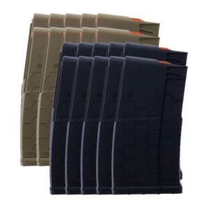 Hexmag Series 2 AR-10, SR25, .308/7.62X51 20-Round Polymer Magazine - 10 Pack