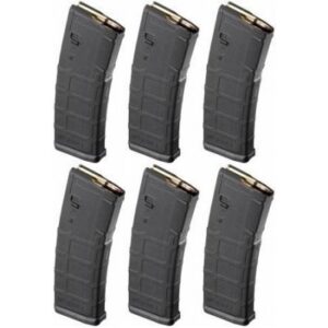 6 PACK Magpul PMAG GEN M2 MOE AR-15 .223/5.56 30-Round Magazine